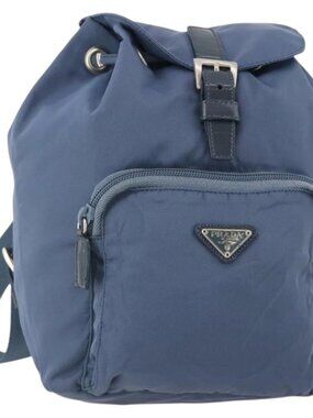 Prada | Bags | Prada Black Nylon Backpack With Silver  display picture 2